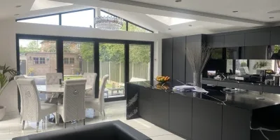 open plan kitchen diner case study image4
