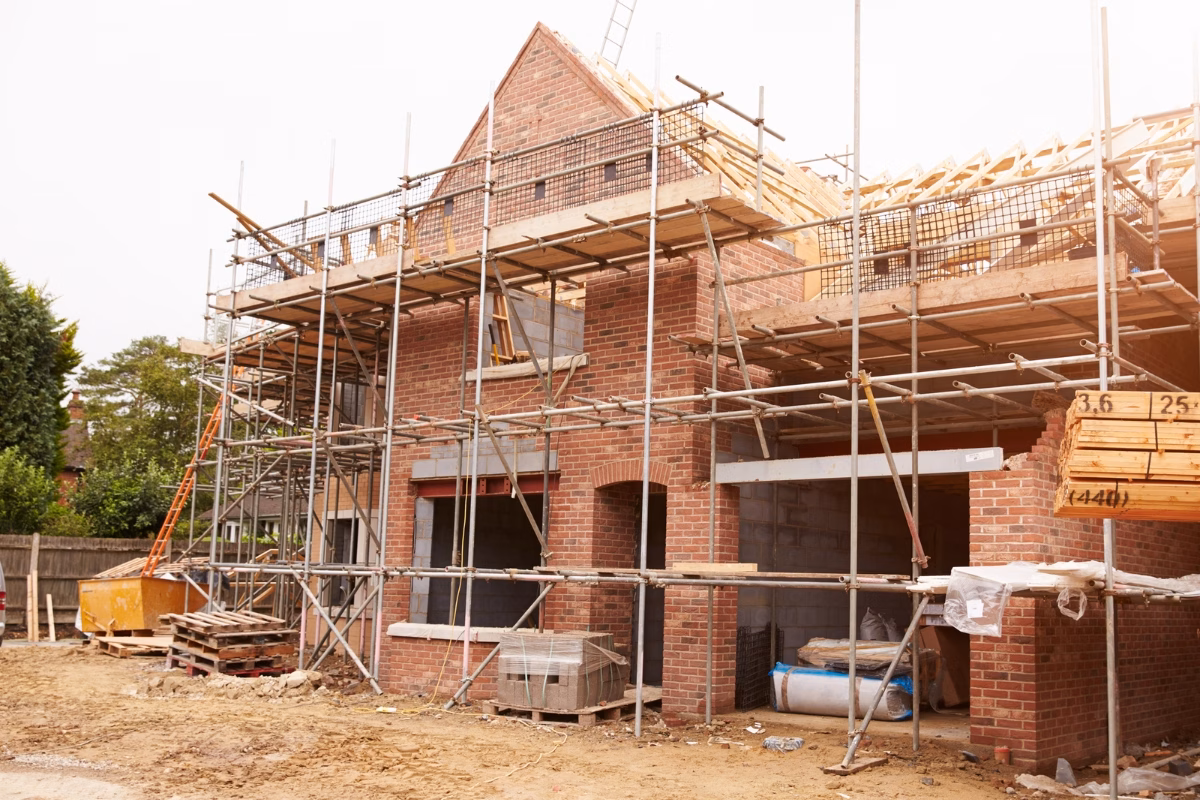 building a house
